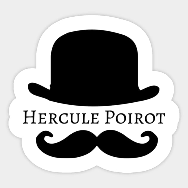 Hercule Poirot Sticker by Tulcoolchanel